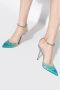 Jimmy Choo Saeda pumps verfraaid met kristallen Groen - Thumbnail 2