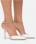 Jimmy Choo Witte hakken sandalen Saeda 100 White Dames - Thumbnail 2