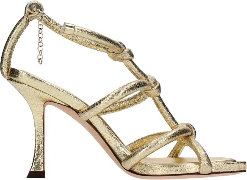 Jimmy Choo Sandalen Goud Yellow Dames