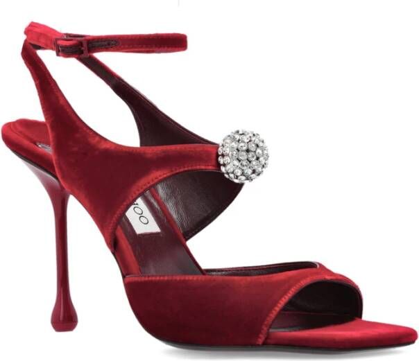 Jimmy Choo Sandalen met hak Orb Red Dames