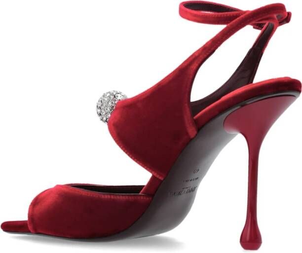 Jimmy Choo Sandalen met hak Orb Red Dames