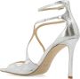 Jimmy Choo Elegante Leren Sandalen met Gevormde Bandjes Beige Dames - Thumbnail 2