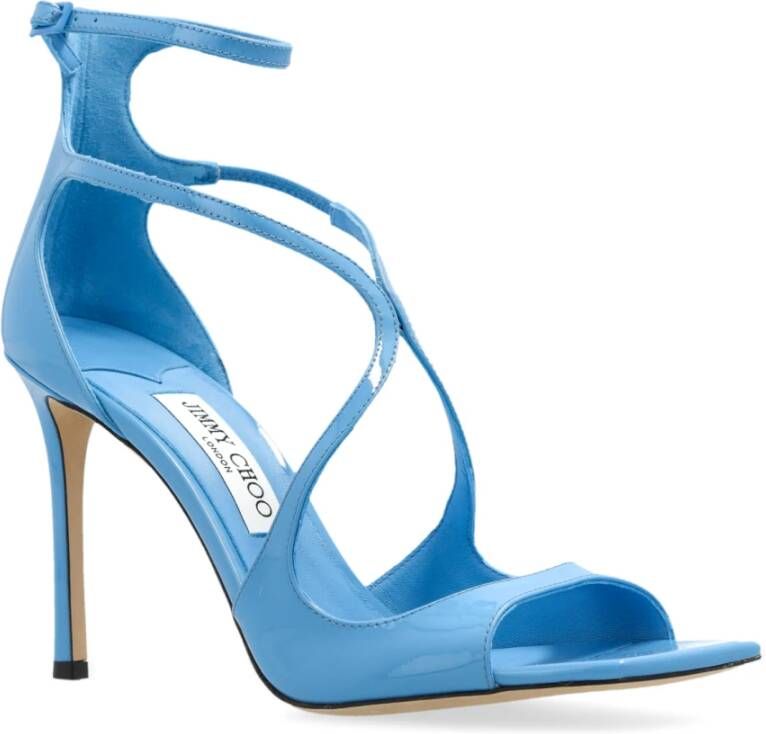 Jimmy Choo Sandaletten met hak 'Azia' Blue Dames