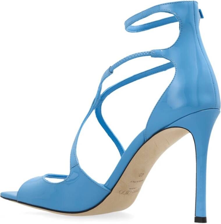 Jimmy Choo Sandaletten met hak 'Azia' Blue Dames