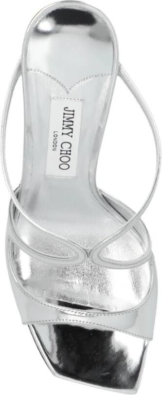 Jimmy Choo Sandalettes met hak 'Anise' Gray Dames