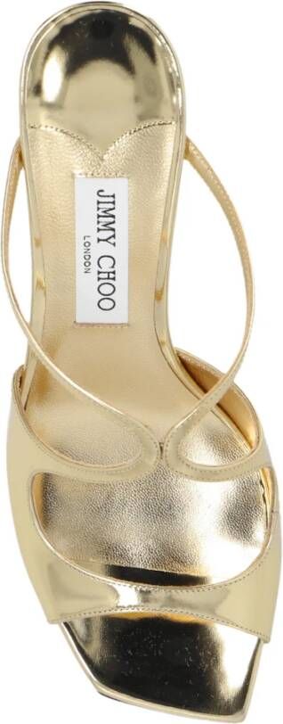 Jimmy Choo Sandalettes met hak Anise Yellow Dames