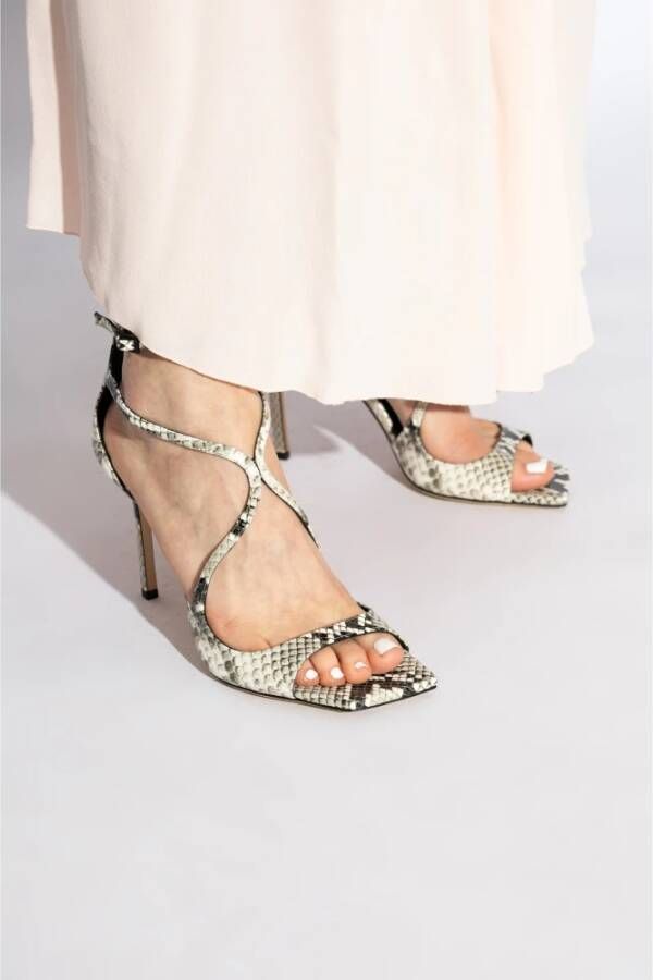 Jimmy Choo Sandalettes met hak 'Azia' Black Dames