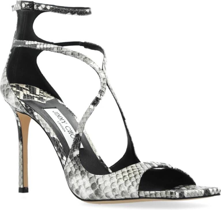 Jimmy Choo Sandalettes met hak 'Azia' Black Dames