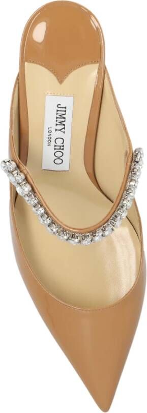 Jimmy Choo Sandalettes met hak 'Bing' Beige Dames