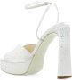 Jimmy Choo Sandalettes met hak Karli White Dames - Thumbnail 5