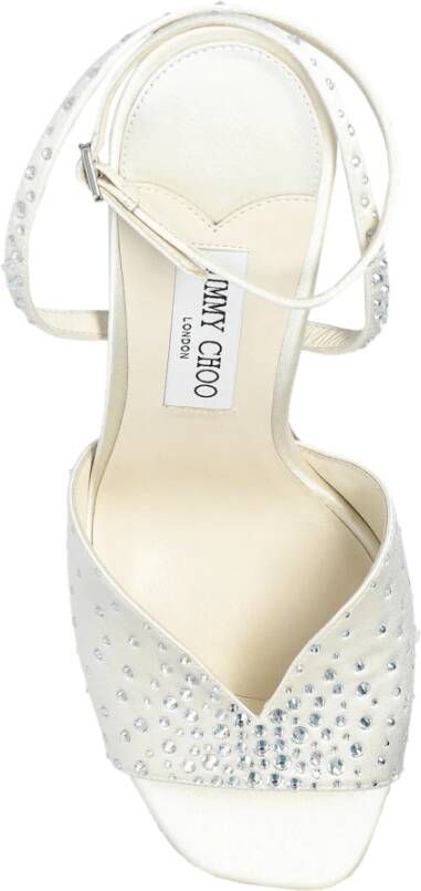 Jimmy Choo Sandalettes met hak Karli White Dames