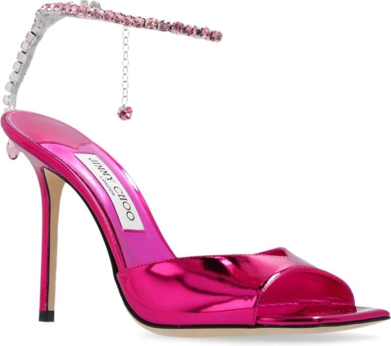 Jimmy Choo Sandalettes met hak Saeda Pink Dames