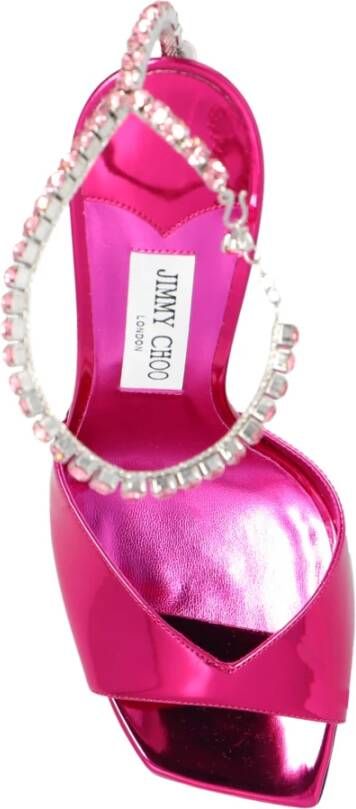 Jimmy Choo Sandalettes met hak Saeda Pink Dames