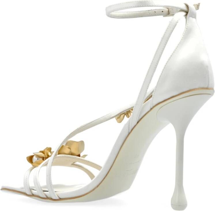 Jimmy Choo Sandalettes met hak Zea White Dames