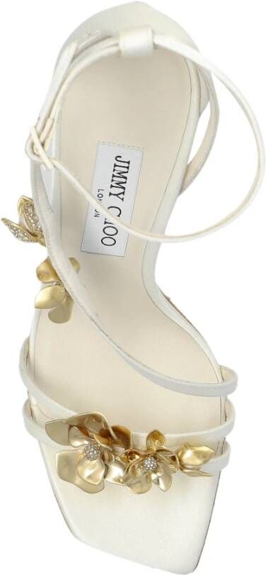 Jimmy Choo Sandalettes met hak Zea White Dames