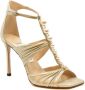 Jimmy Choo Stijlvolle Zomer Sandalen voor Vrouwen Beige Dames - Thumbnail 3