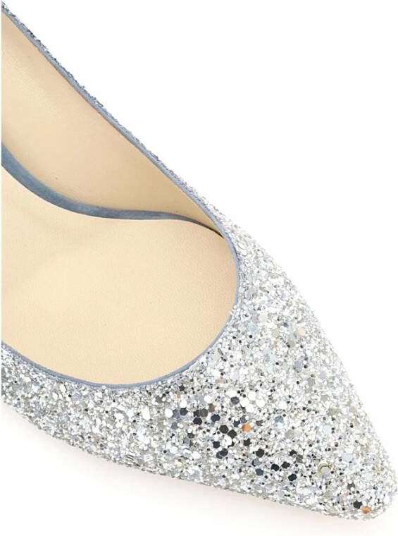 Jimmy Choo Shaded Glitter Romy Pumps Gray Dames