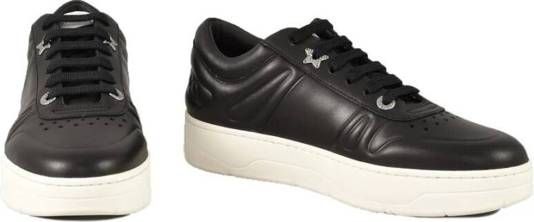 Jimmy Choo Zwarte Sneakers voor Vrouwen Zwart Dames