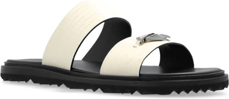 Jimmy Choo Slides Raiden Beige Heren