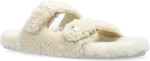 Jimmy Choo Slippers Fayence Beige Dames