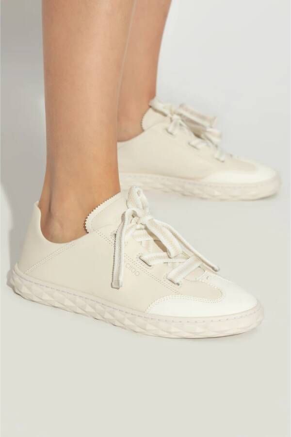 Jimmy Choo Sneakers Diamond Beige Dames