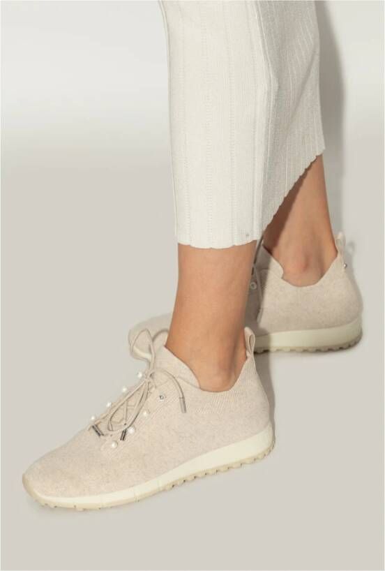 Jimmy Choo Sneakers Veles Beige Dames