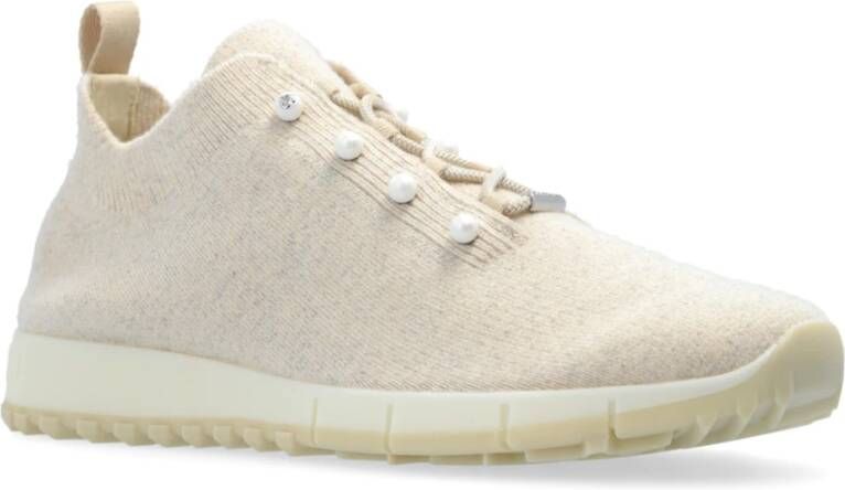 Jimmy Choo Sneakers Veles Beige Dames