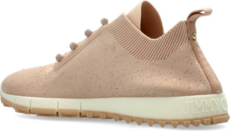 Jimmy Choo Sneakers Velles Beige Dames