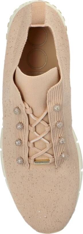 Jimmy Choo Sneakers Velles Beige Dames