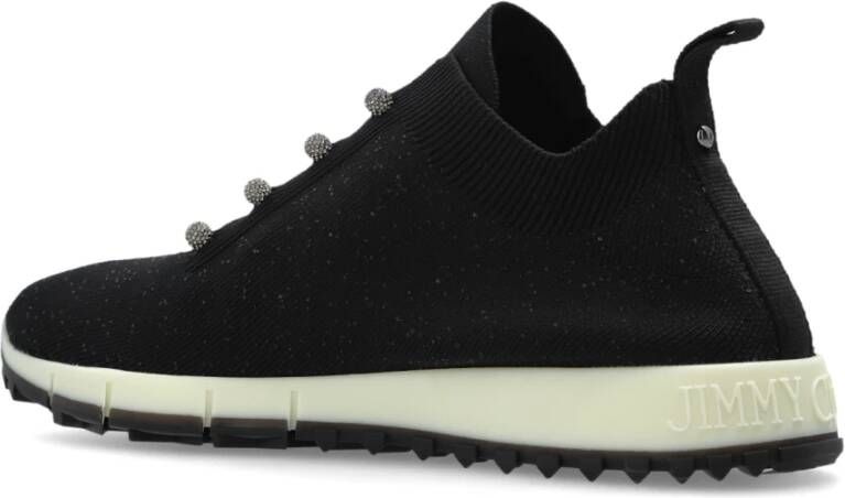 Jimmy Choo Sneakers Velles Black Dames