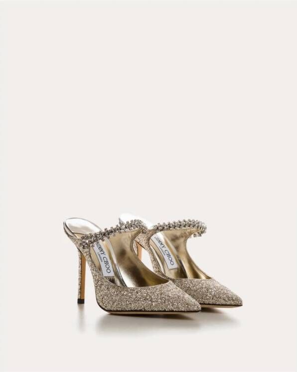 Jimmy Choo Stijlvolle Muiltjes voor Vrouwen Beige Dames