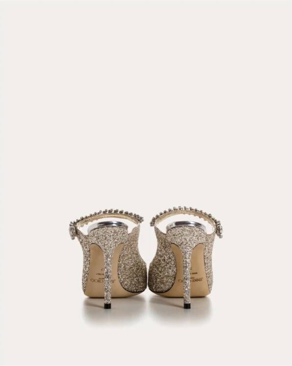 Jimmy Choo Stijlvolle Muiltjes voor Vrouwen Beige Dames