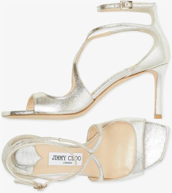 Jimmy Choo Stijlvolle Sandaal voor Vrouwen Gray Dames