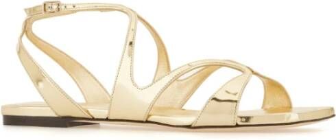 Jimmy Choo Stijlvolle Sandalen voor de Zomer Yellow Dames