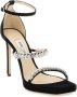 Jimmy Choo Suede Sandalen met Kristalversiering Black Dames - Thumbnail 4