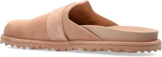 Jimmy Choo Suede slippers Fayence Pink Dames