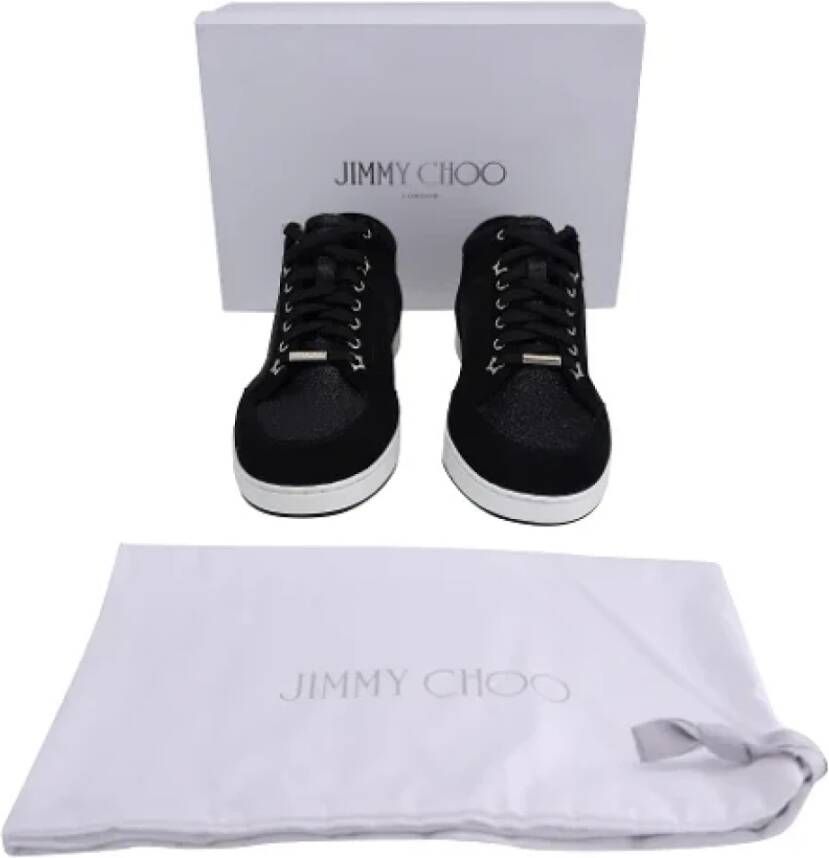 Jimmy Choo Suede sneakers Black Dames