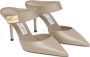 Jimmy Choo Taupe Nell Mule Decollete Schoenen Gray Dames - Thumbnail 8