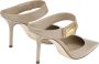 Jimmy Choo Taupe Nell Mule Decollete Schoenen Gray Dames - Thumbnail 9