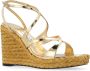 Jimmy Choo Wig sandalen Ayla 110 Yellow Dames - Thumbnail 4