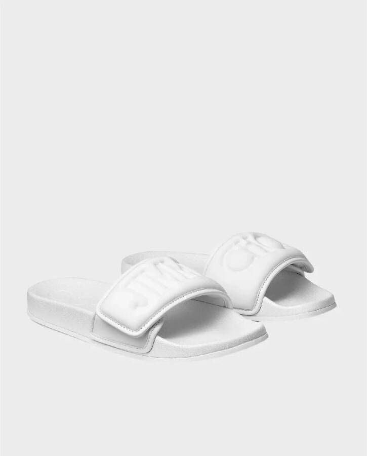 Jimmy Choo Witte Fitz logo sandalen White Dames