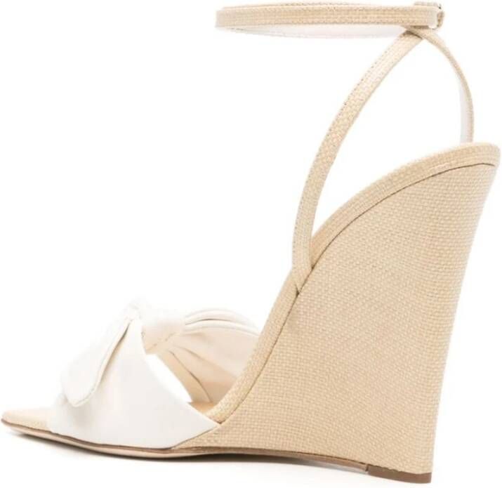 Jimmy Choo Witte gehakte Richelle sandalen White Dames