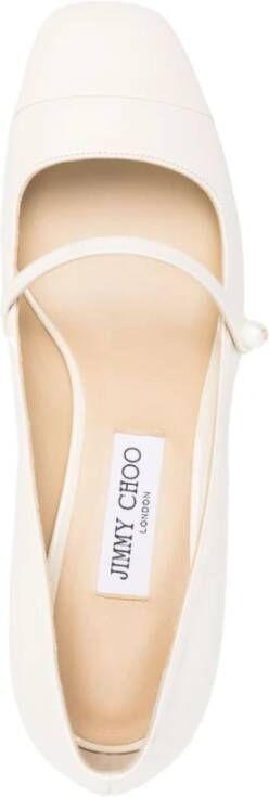 Jimmy Choo Witte hak sandalen White Dames