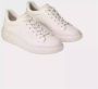 Jimmy Choo Witte leren sneakers met diamantmotief White Dames - Thumbnail 2