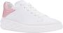 Jimmy Choo Witte Sneakers Veters Logo Leer White Dames - Thumbnail 2