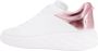 Jimmy Choo Witte Sneakers Veters Logo Leer White Dames - Thumbnail 3