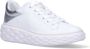 Jimmy Choo Witte Leren Flatform Sneakers met Zilveren Gelamineerd Detail White Dames - Thumbnail 12