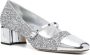 Jimmy Choo Zilver Glitter Platte Schoenen met Parel Detail Gray Dames - Thumbnail 4