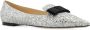 Jimmy Choo Zilveren Ballerina Flats Elegant Glitter Gray Dames - Thumbnail 2