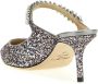 Jimmy Choo Zilveren Glitter Puntige Neus Platte Schoenen Gray Dames - Thumbnail 14